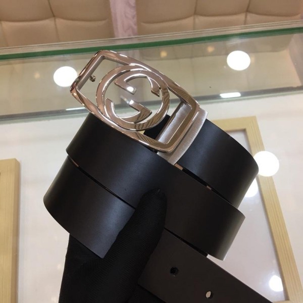 Replica Supreme Silver Gucci Buckle Belt ASS02405