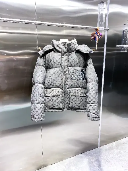 Replica The North Face*Gucci 2022 new down jacket in grey