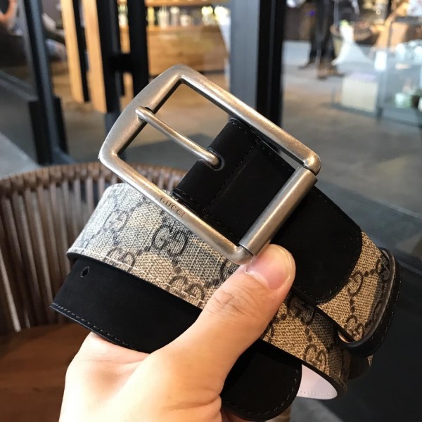 Replica Gucci G-less Silver belt ASS02347