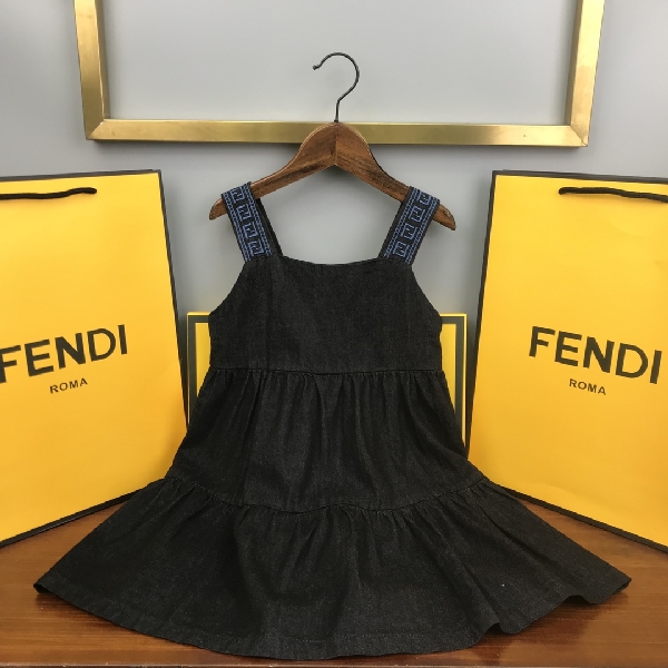 Replica Fendi 2022 New Girl's Braces Skirt