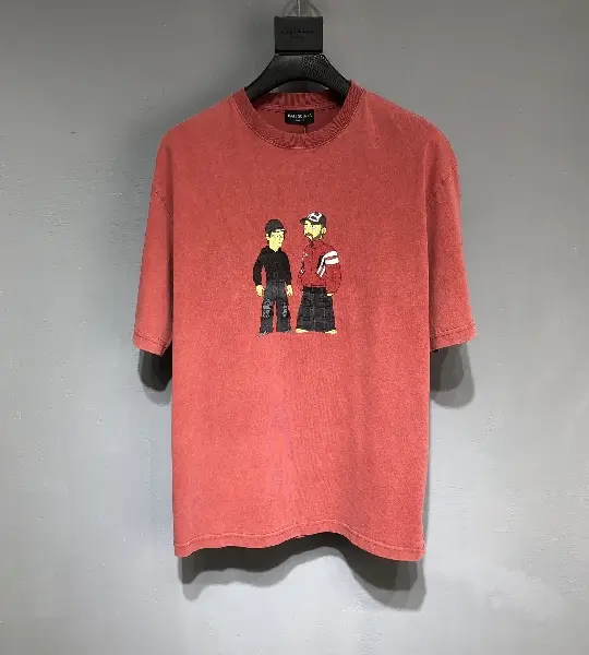 Replica BALENCIAGA 2022SS new arrival T-shirt in red