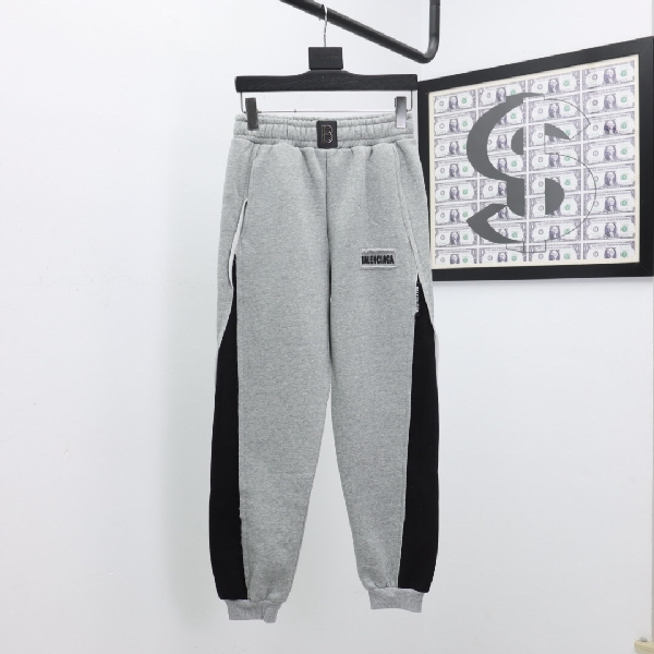 Replica Balenciaga Pants Sporty B Tracksuit in Gray