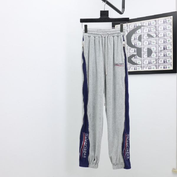 Replica Balenciaga Pants Sporty B Tracksuit in Gray