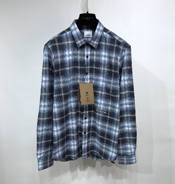 Replica Burberry Shirt Check Cotton Poplin