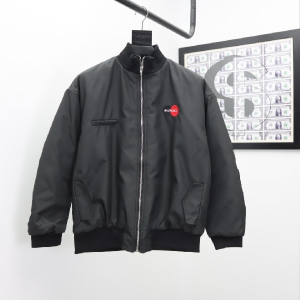 Replica Balenciaga Jacket Tracksuit Bomber in Black