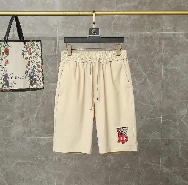 Replica Burberry Shorts Check Drawcord Swim in White