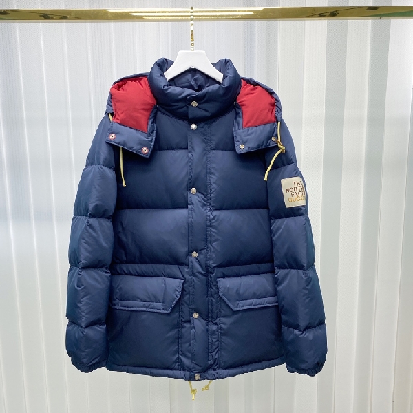 Replica Moncler Down Jacket White Duck Down in Blue