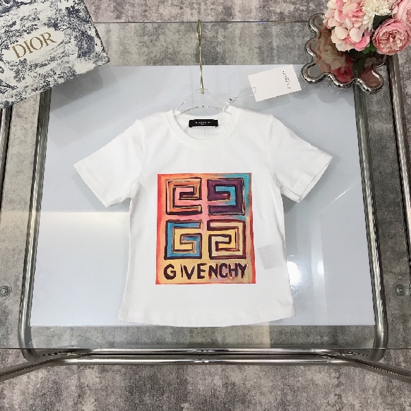 Replica Givenchy 2022 Fashion Children's T-shirt in White