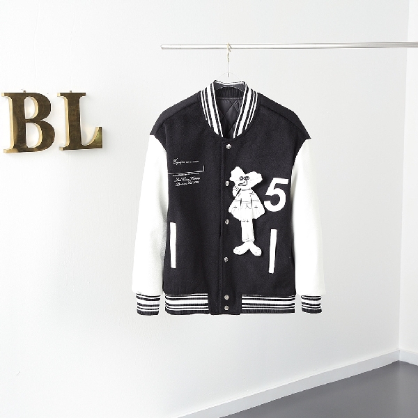 Replica Louis Vuitton Jacket Leather Basketball in Black