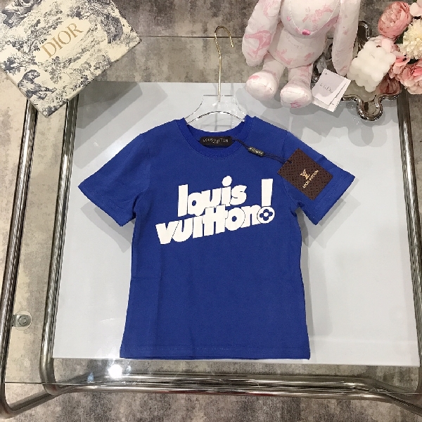 Replica LV New Letter Printing Children's T-shirt