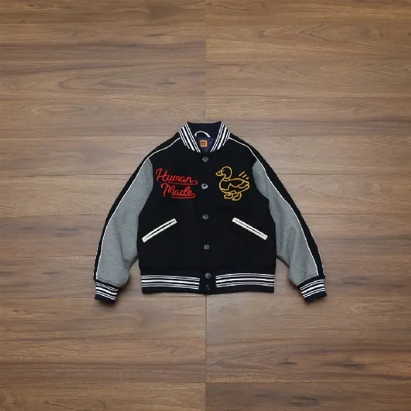 Replica Givenchy 2022 new human made varsity jacket in black