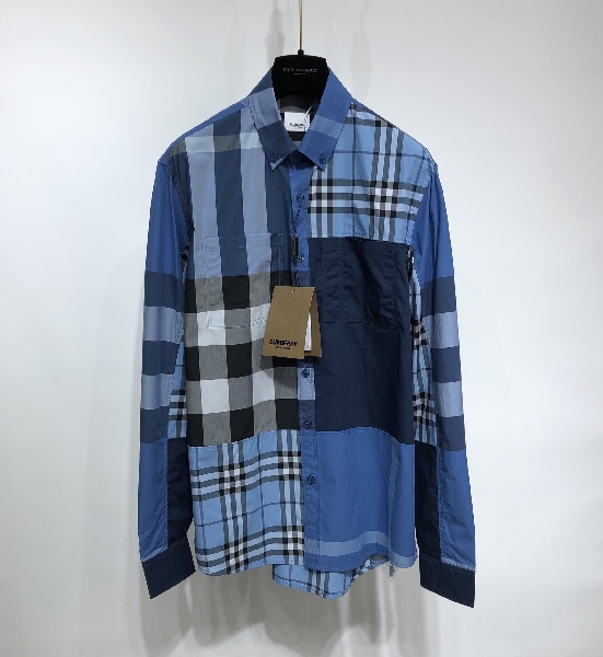 Replica Burberry Shirt Check Cotton Poplin