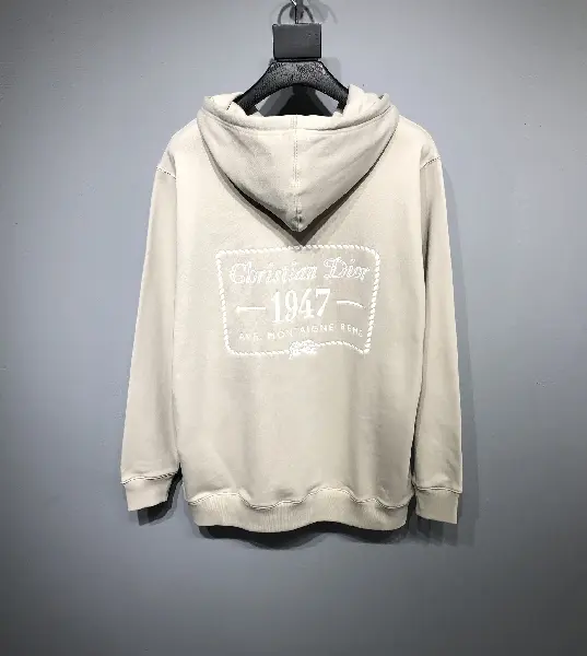 Replica Dior 2022FW fashion 1947 hoodies in beige