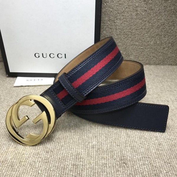 Replica Interlocking Gucci Golden Men's belt ASS02320