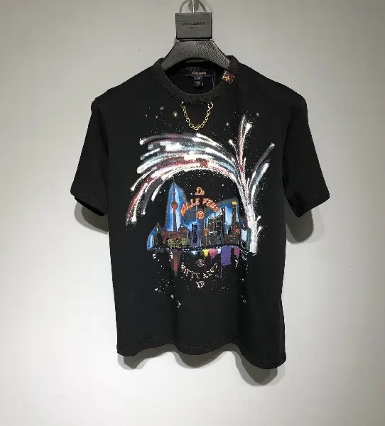 Replica Louis Vuitton 2022 Printing T-Shirt