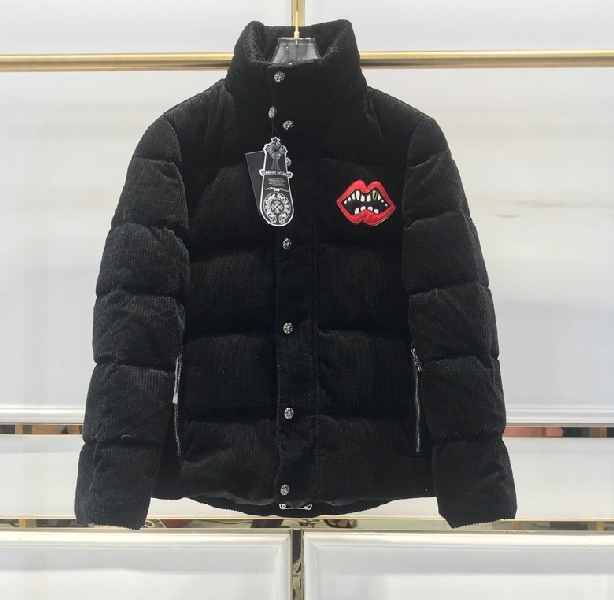 Replica Chrome Hearts Down Jacket Puffer in Black