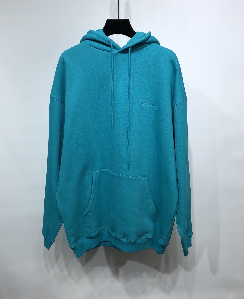 Replica Balenciaga Hoodie BB Pixel Medium Fit in Blue