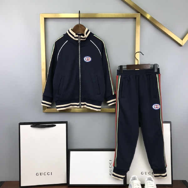 Replica Gucci 2022 Boy's Jacket and Long Pants Set