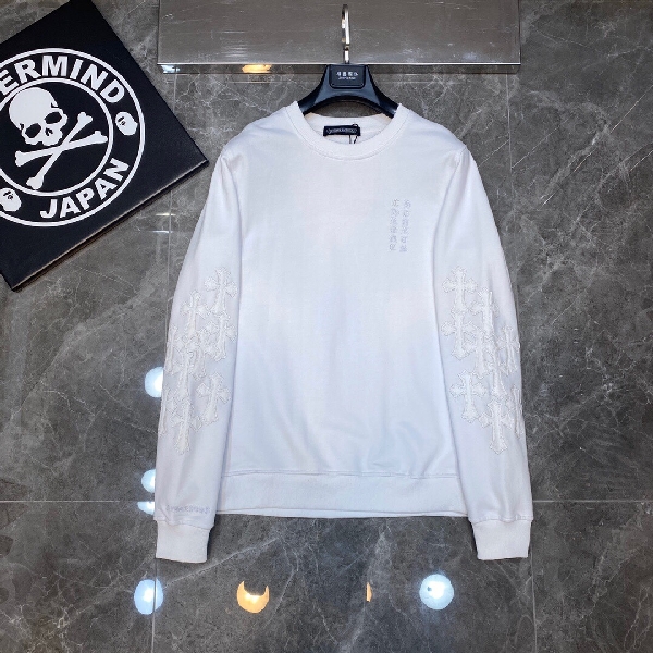 Replica Chrome Hearts Hoodie Cotton in White