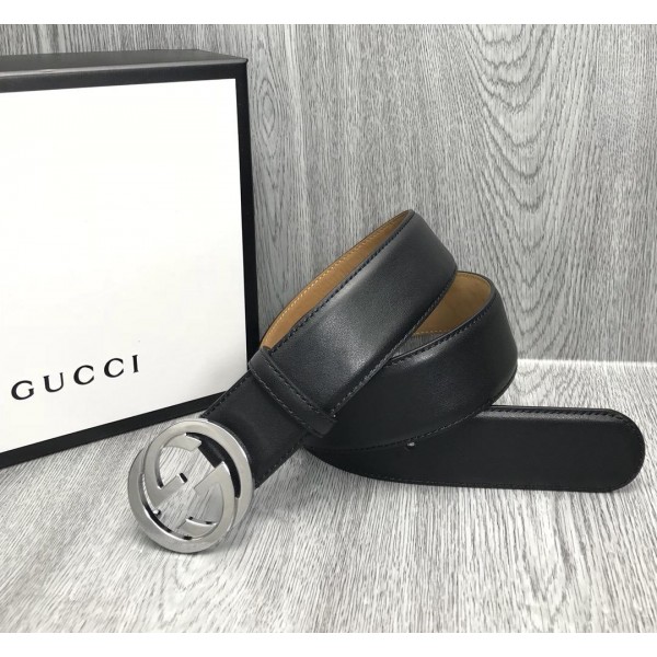 Replica G Interlocking Gucci Silver belt ASS02331