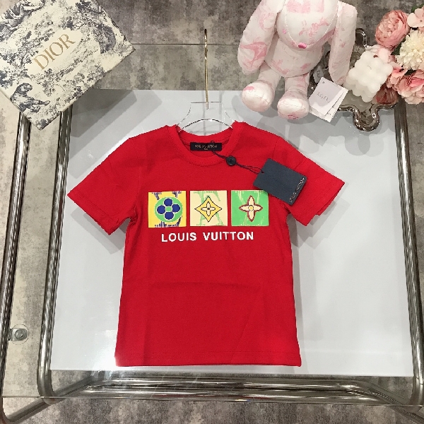 Replica LV New Letter Printing Children's T-shirt