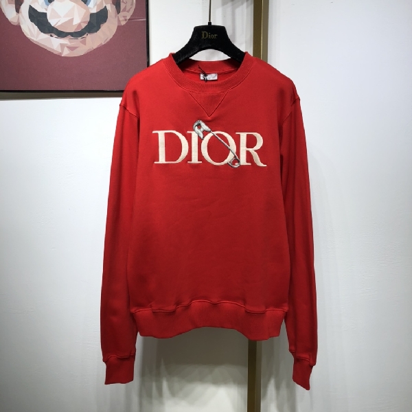 Replica Dior Sweatshirt Oversized Cotton in Red