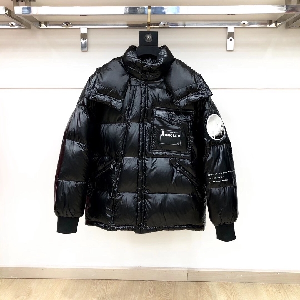 Replica Moncler Down Jacket White Duck Down in Black