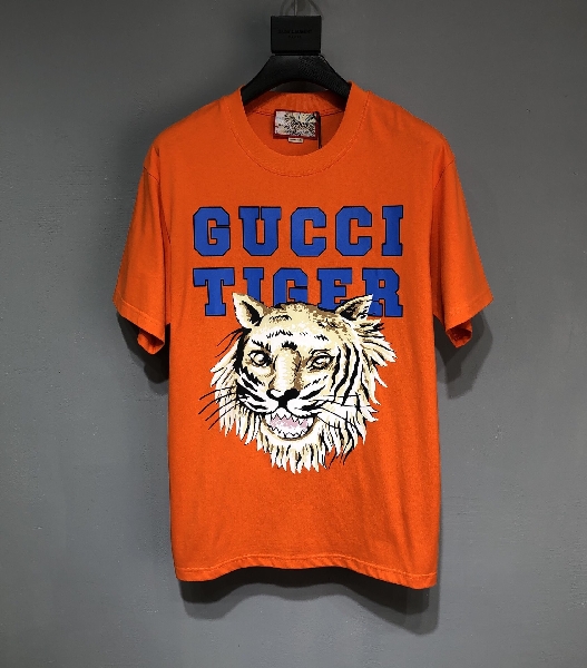 Replica GUCCI Double G 2022SS Tiger T-Shirt