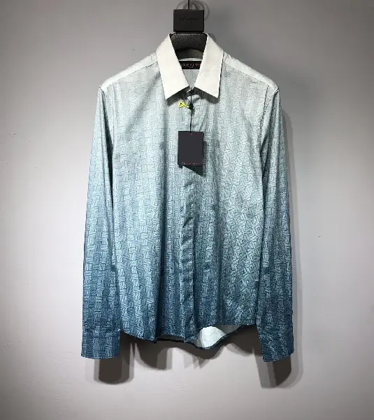 Replica LOUIS VUITTON 2022ss fashion shirt in blue