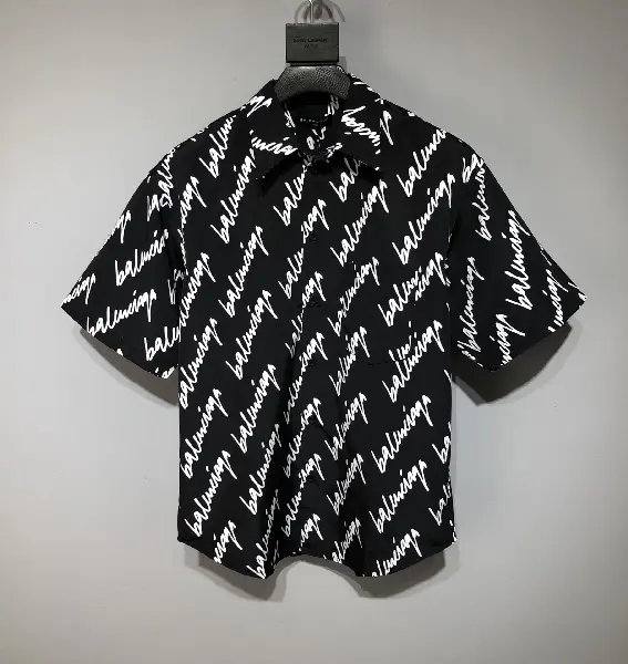 Replica BALENCIAGA 2022ss fashion shirt in black