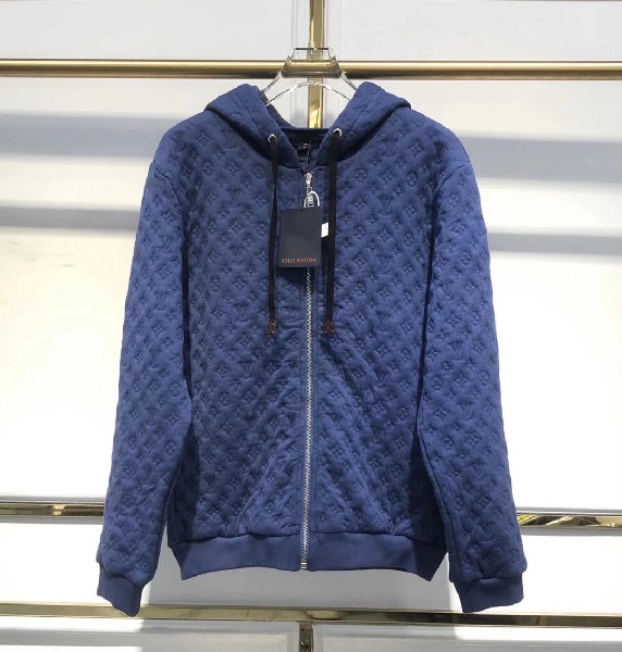 Replica Louis Vuitton Hoodie Full Monogram Jacquard