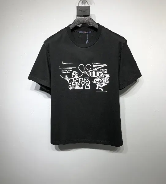 Replica LOUIS VUITTON 2022 printing T-shirt