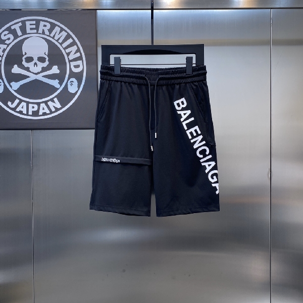 Replica Balenciaga Shorts Sporty B Tracksuit in Black