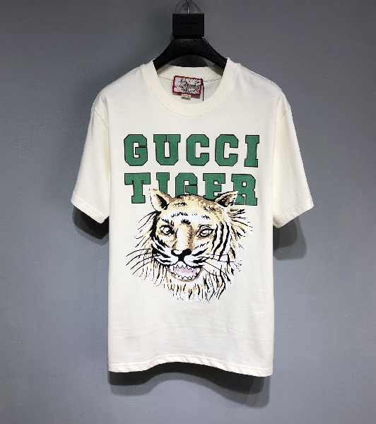 Replica GUCCI Double G 2022SS Tiger T-Shirt