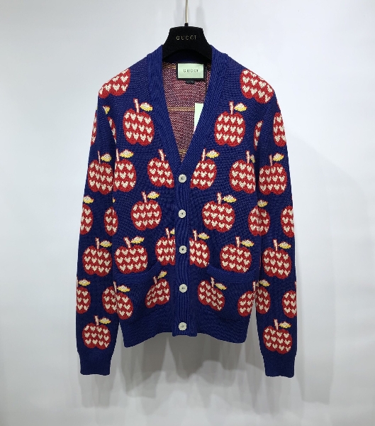 Replica Gucci Sweatshirt Les Pommes cotton cardigan