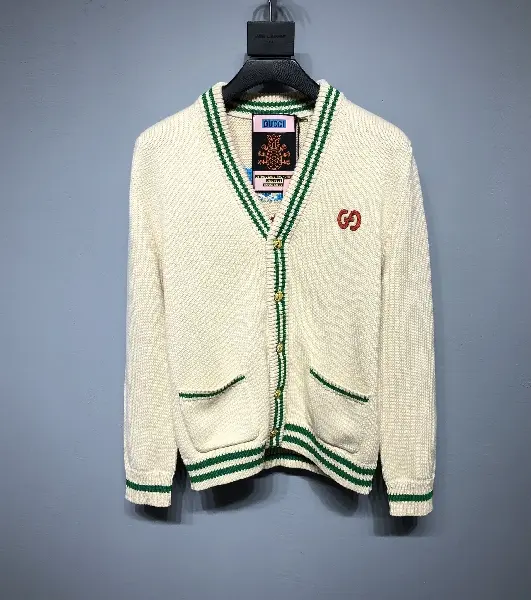 Replica GUCCI 2022ss new Pineapple pattern cardigan