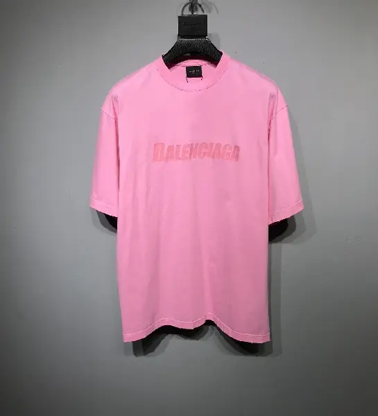 Replica BALENCIAGA 2022SS fashion T-shirt in pink