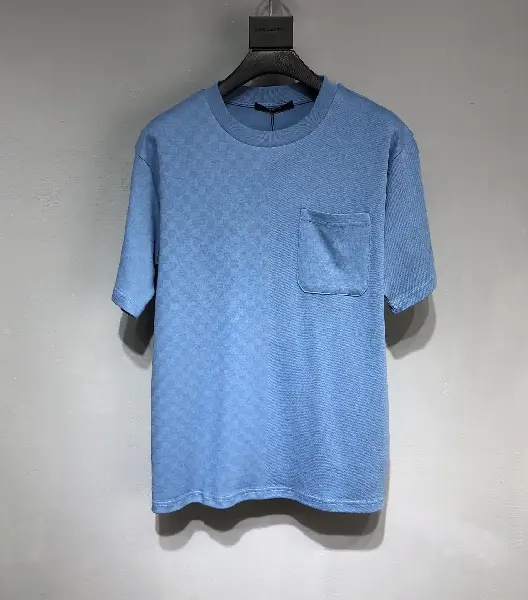 Replica Louis Vuitton 2022 3D pocket printing T-Shirt