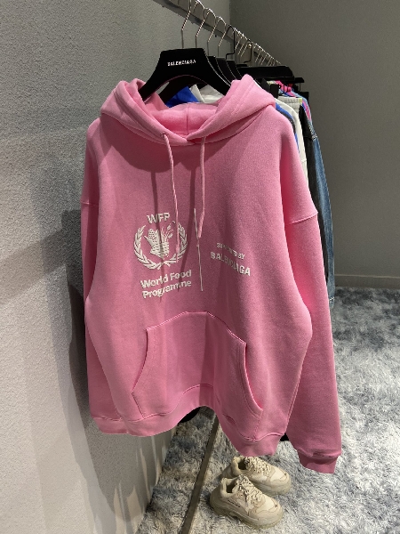 Replica Balenciaga Hoodie WFP Medium Fit Hoodie in Beige