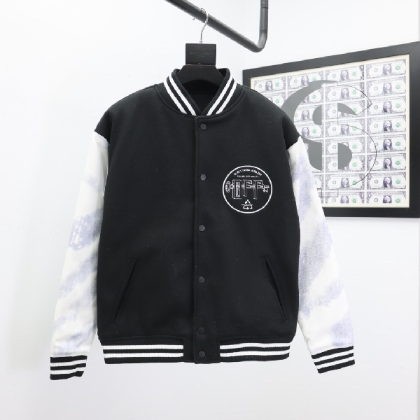 Replica Off-White Jacket Baseball in Black