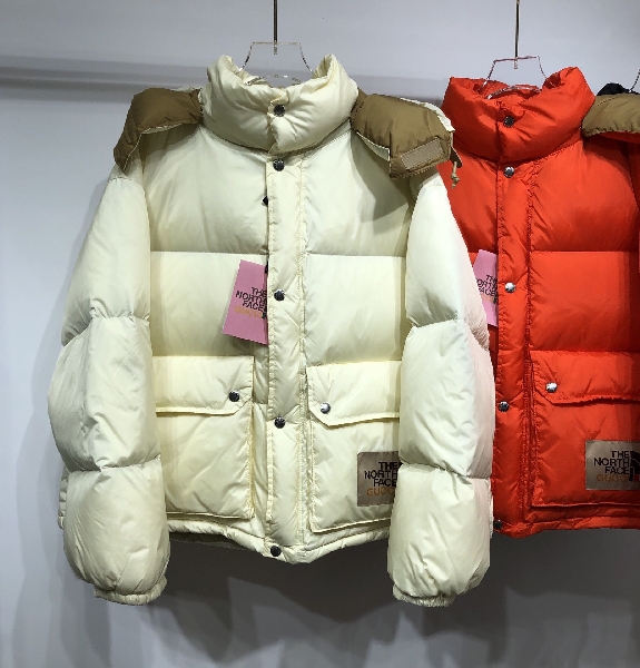 Replica Gucci & The North Face Down Jacket in White