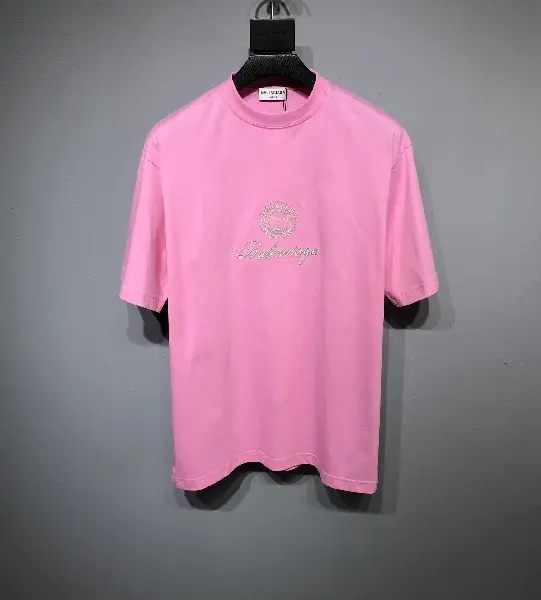 Replica BALENCIAGA 2022SS fashion T-shirt in pink