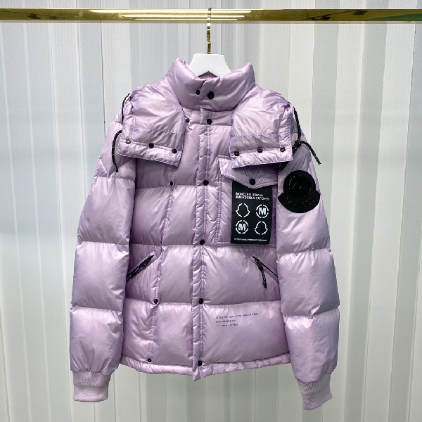 Replica Moncler Down Jacket White Duck Down in Purple