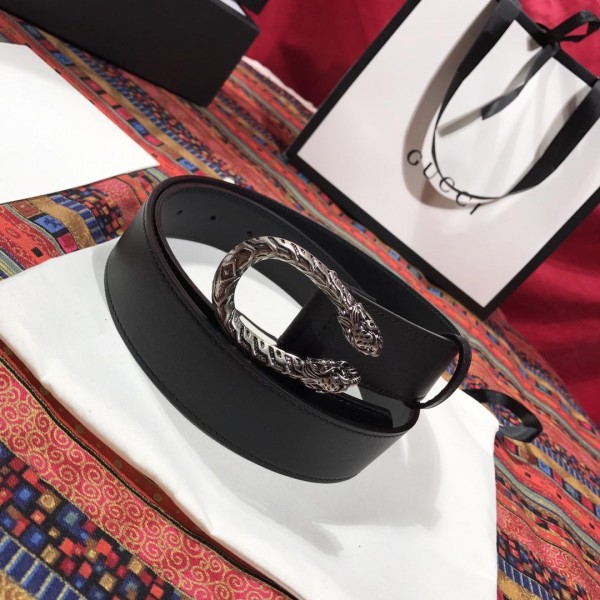 Replica Gucci Silver Snake Buckle belt ASS02370