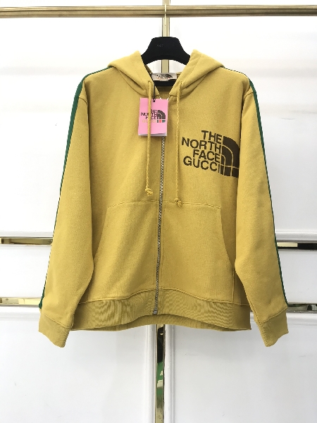 Replica Gucci & The North Face Hoodie Cotton in Yellow