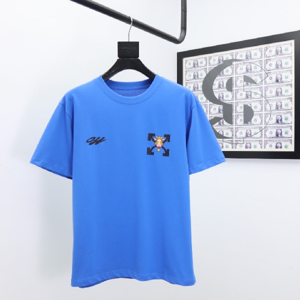 Replica Off-White T-shirt Caravaggio Arrows S in Blue