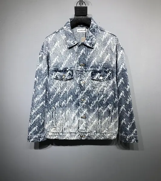 Replica BALENCIAGA 2022SS Denim jacket in blue