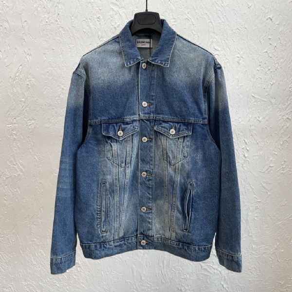 Replica Balenciaga Jacket Denim in Blue