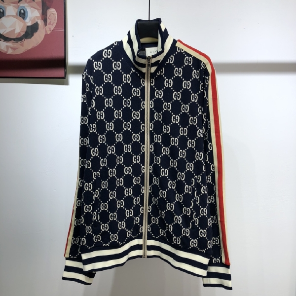 Replica Gucci Jacket GG jacquard cotton