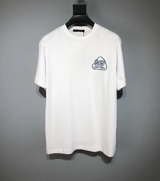 Replica Louis Vuitton 2022 Embroidery logo T-Shirt